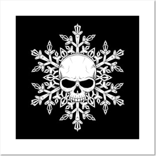 Frozen Skullflake Posters and Art